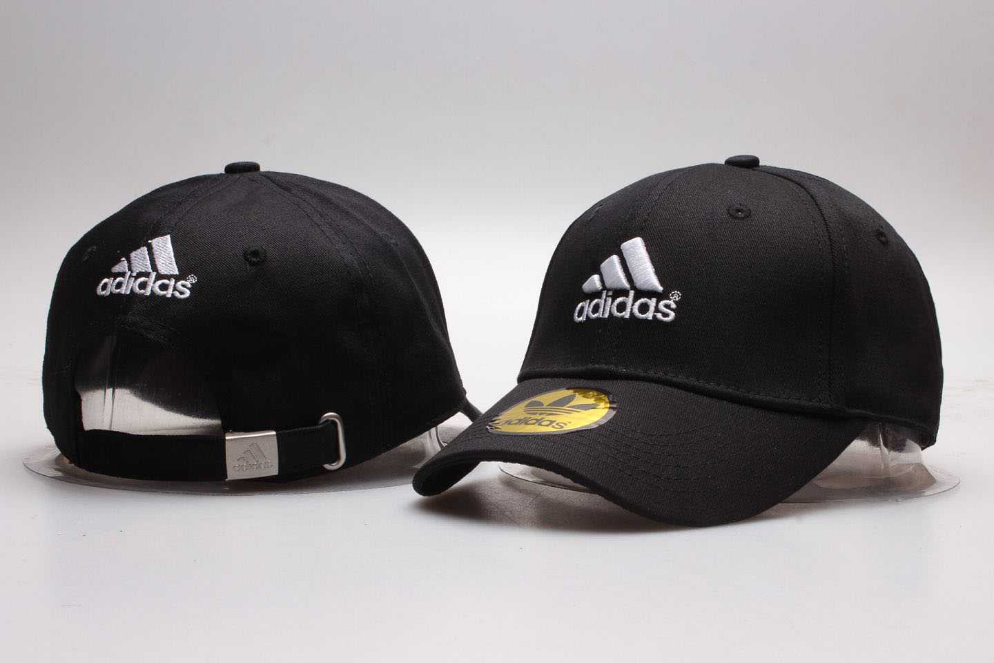 Adidas Fresh Logo Black Adjustable Peaked Hat YPMY